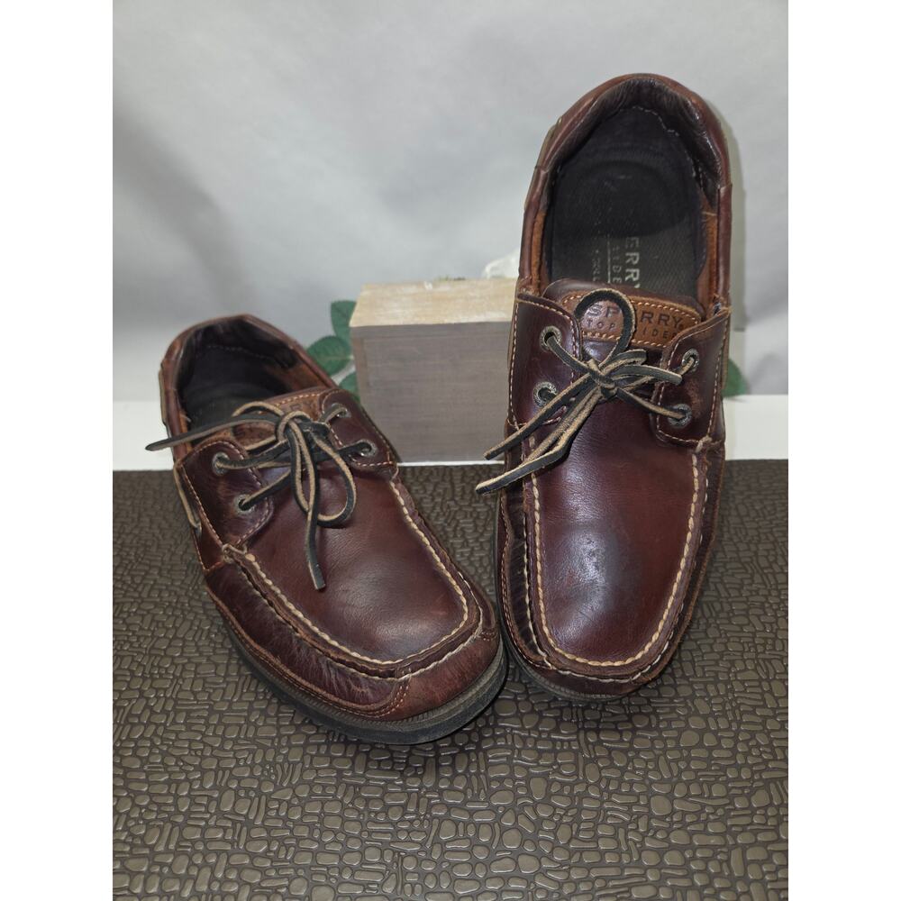 Sperry Top-Sider Stingray Brown Deck Shoes Mens 10M
